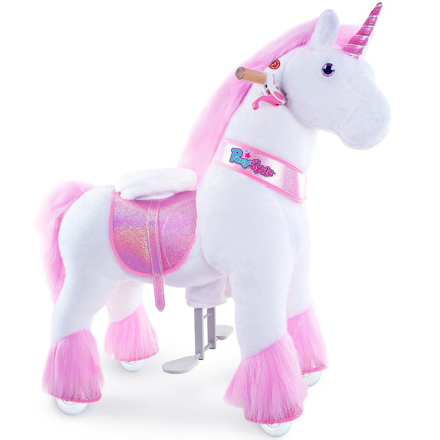 PonyCycle, Inc. Model U ride on Pink Unicorn Age 4-8(Used)