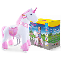 PonyCycle, Inc. Model U® Unicorn Ride-On Toy Age 4–7 – Pink