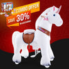 PonyCycle, Inc. ride on toy White / Size 4 for Age 4-8 Save 30% on Feed & Care Set - Model U Ride On Pony with Feed & Care Set