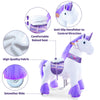 PonyCycle, Inc. Model U Ride-On Plush Unicorn Age 4-8 Purple