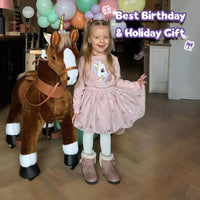 PonyCycle, Inc. Model U® Horse Ride-On Toy Age 4–7 – Brown