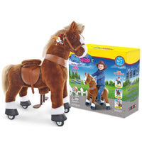 PonyCycle, Inc. Model U® Horse Ride-On Toy Age 4–7 – Brown