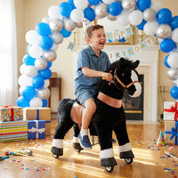 Black-Size 4 for Age 4-7