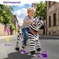 PonyCycle, Inc. Model U® Ride-On Animal Zebra Age 4-7