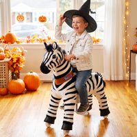 PonyCycle, Inc. Model U® Zebra Ride-On Toy Age 4–7