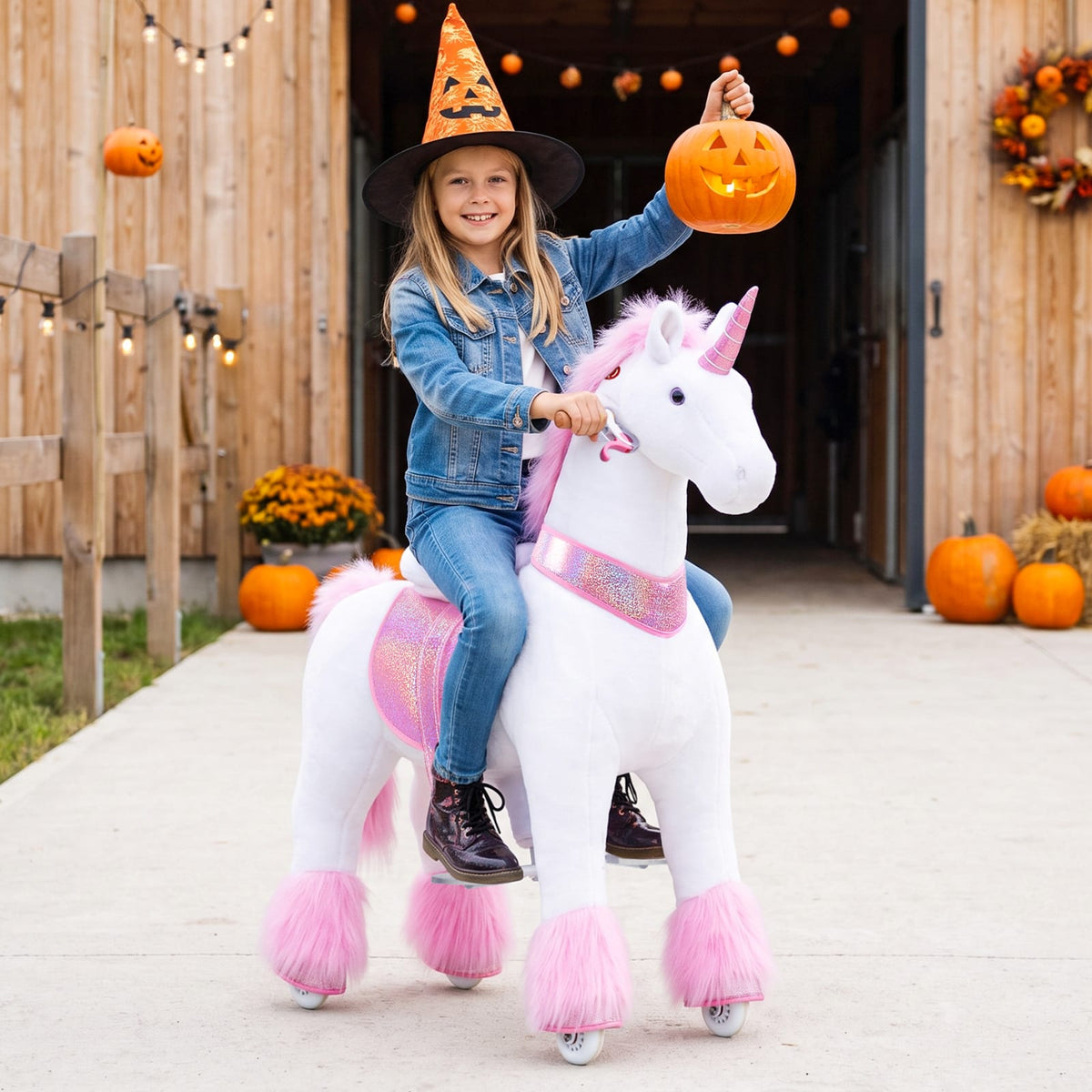 PonyCycle, Inc. Model U® Unicorn Ride-On Toy Age 7+ – Pink