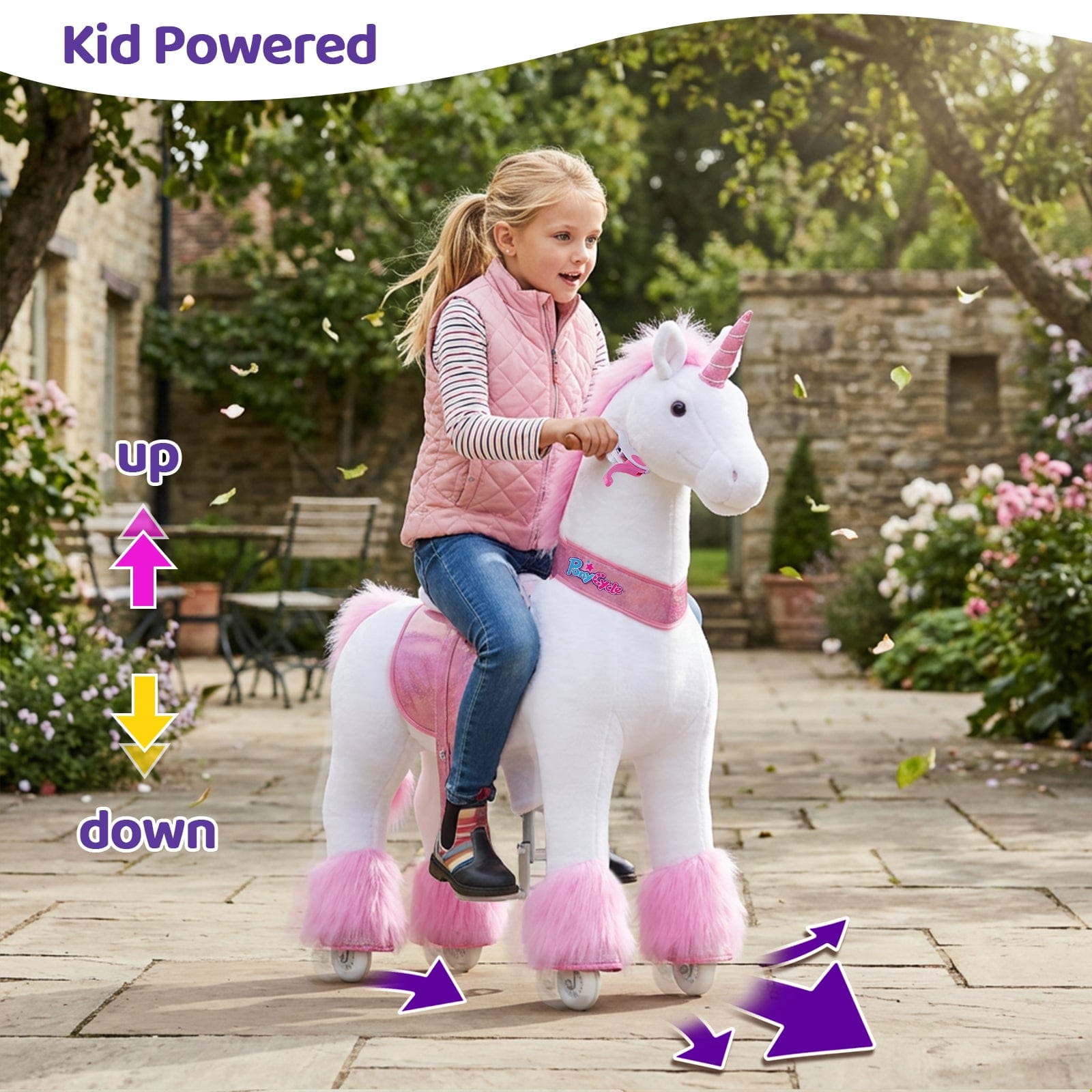 PonyCycle, Inc. PonyCycle® Large Pink Unicorn