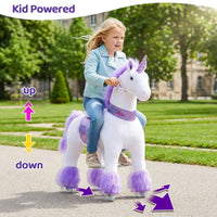 PonyCycle, Inc. PonyCycle® Large Ride On Unicorn Toy - Purple