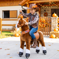 PonyCycle, Inc. Model U® Horse Ride-On Toy Age 7+ – Brown
