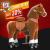 PonyCycle, Inc. ride on toy Brown / Size 5 for Age 7+ Save 30% on Feed & Care Set - Model U Ride On Pony with Feed & Care Set