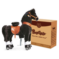 PonyCycle, Inc. Model U® Horse Ride-On Toy Age 7+ – Black