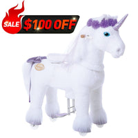 PonyCycle, Inc. Purple / Size 3 for age 3-4 Model X® Ride on Pony