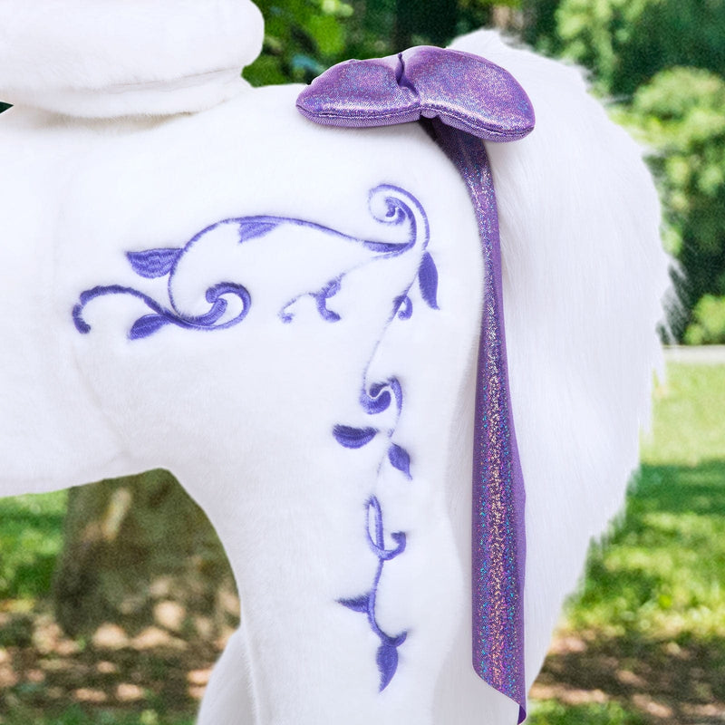 PonyCycle, Inc. Save 30% on Rein - Ride on Unicorn for Age 3-5 Purple Model X with Rein