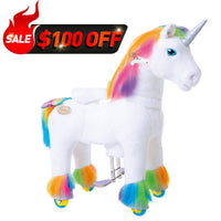 PonyCycle, Inc. Rainbow / Size 3 for age 3-4 Model X® Ride on Pony
