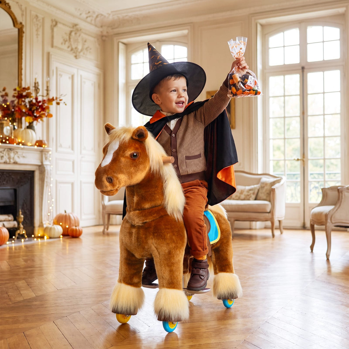 PonyCycle, Inc. Model X® Horse Ride-On Toy Age 3–4 – Brown