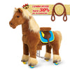PonyCycle, Inc. Brown / Size 3 for Age 3-4 / Brown Rein Save 30% on Accessories -  Model X® Ride on Pony With Accessory PonyCycle®