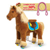 PonyCycle, Inc. Brown / Size 3 for Age 3-4 / Pink Rein Save 30% on Accessories -  Model X® Ride on Pony With Accessory PonyCycle®