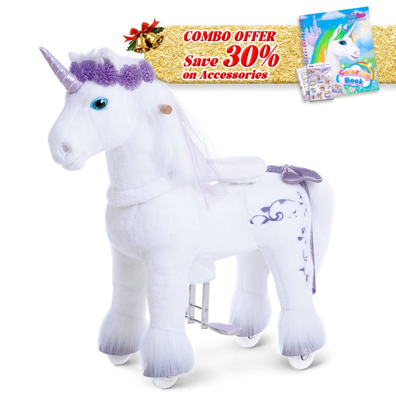 PonyCycle, Inc. Purple / Size 4 for Age 4-7 / Coloring Book Save 30% on Accessories -  PonyCycle® Model X® Ride on Pony With Accessory