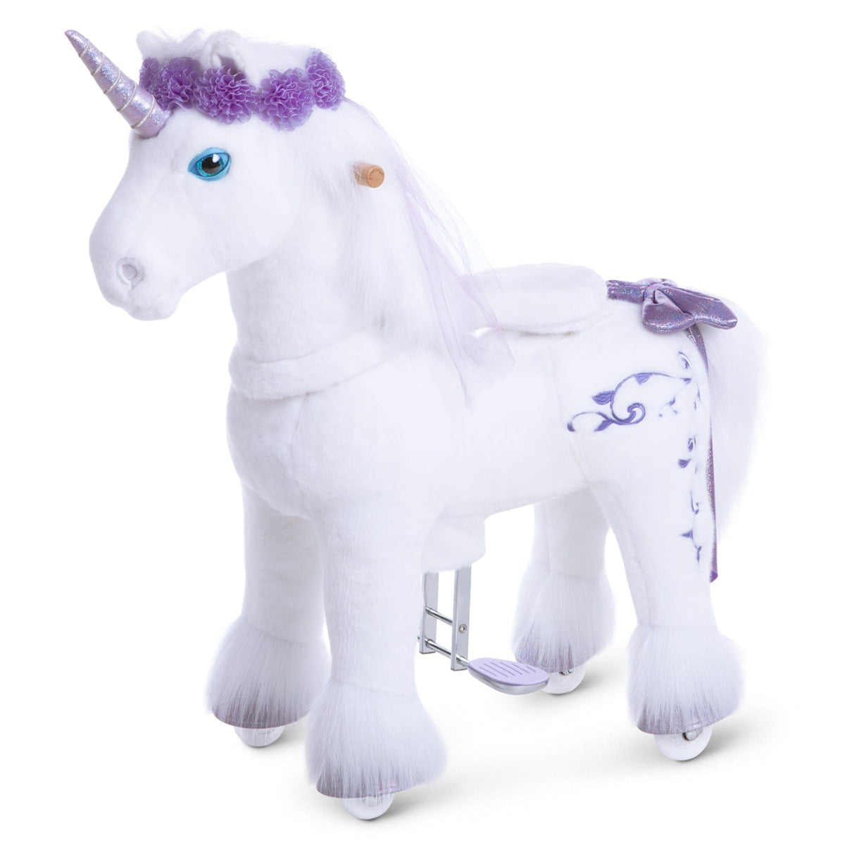 PonyCycle, Inc. Model X® Purple Ride on Unicorn for Age 4-7