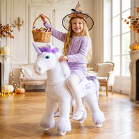 PonyCycle, Inc. Model X® Unicorn Ride-On Toy Age 4–7 – Purple
