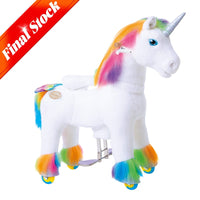 PonyCycle, Inc. Ride on Rainbow Unicorn for Age 4-7  Model X®