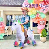 PonyCycle, Inc. Rainbow Unicorn for Age 4-8  Model X