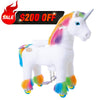 PonyCycle, Inc. Model X® Ride on Rainbow Unicorn for Age 4-7