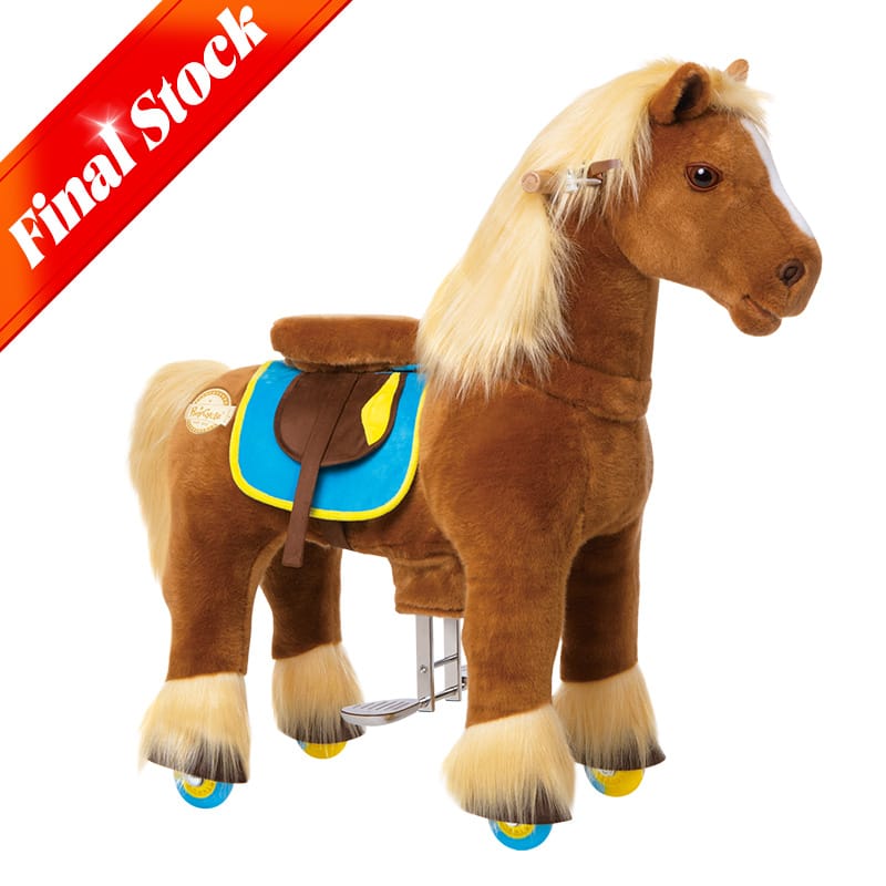 PonyCycle, Inc. Horse Ride On Toy for Age 4-7 Brown Model X®