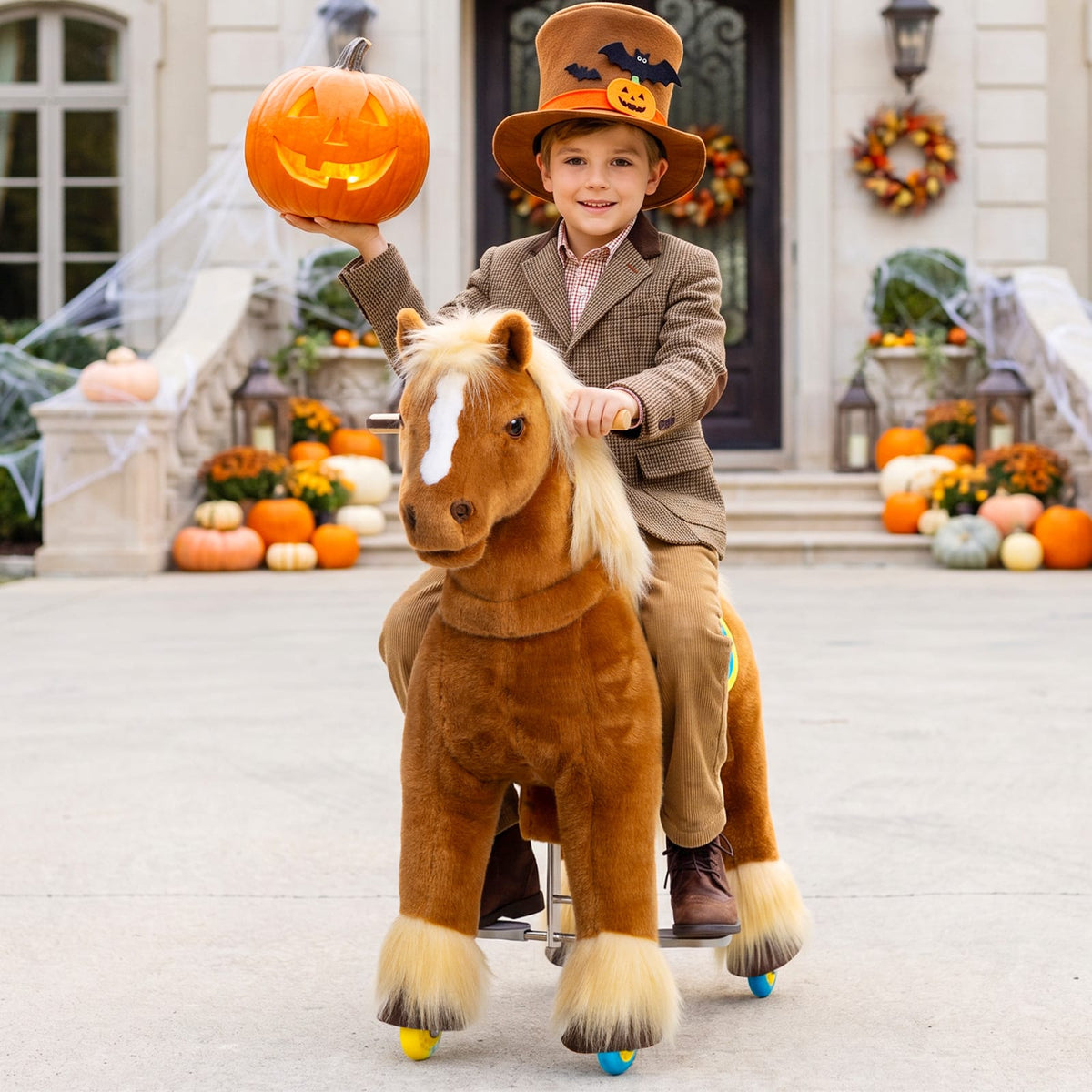 PonyCycle, Inc. Model X® Horse Ride-On Toy Age 4-7 – Brown