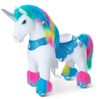 PonyCycle, Inc. ride on horse Rainbow / Size 3 for Age 3-4 Model Y® Rideable Toys for Kids
