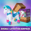 PonyCycle, Inc. Model Y Rainbow Unicorn Rideable Toy for Age 3-4