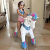 PonyCycle, Inc. Model Y Rainbow Unicorn Rideable Toy for Age 3-4 - Launching October