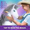PonyCycle, Inc. Model Y Grey Unicorn Rideable Toy for Age 3-4