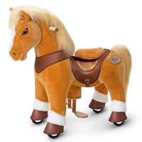 PonyCycle, Inc. ride on horse Light Brown / Size 3 for Age 3-4 Model Y® Rideable Toys for Kids