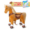 PonyCycle, Inc. Light Brown / Size 3 for Age 3-5 / Coloring Book Save 30% on Accessories - PonyCycle® Model Y Ride on Pony With Accessory