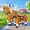 PonyCycle, Inc. Model Y Light Brown Horse Rideable Toy for Age 3-4