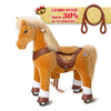 PonyCycle, Inc. Light Brown / Size 3 for Age 3-5 / Brown Rein Save 30% on Accessories - PonyCycle® Model Y Ride on Pony With Accessory