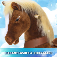 PonyCycle, Inc. Model Y Brown Horse Rideable Toy for Age 3-4