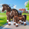 PonyCycle, Inc. Model Y Chocolate Brown Horse Rideable Toy for Age 3-4