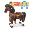 PonyCycle, Inc. Chocolate Brown / Size 3 for Age 3-5 / Blue Rein Save 30% on Accessories - PonyCycle® Model Y Ride on Pony With Accessory
