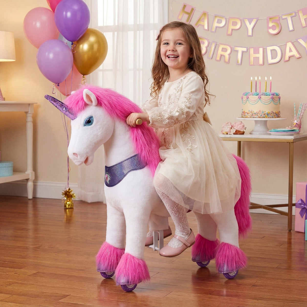 Pink-Size 4 for Age 4-7