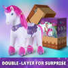 PonyCycle, Inc. Model Y Pink/Purple Unicorn Rideable Toy for Age 4-7