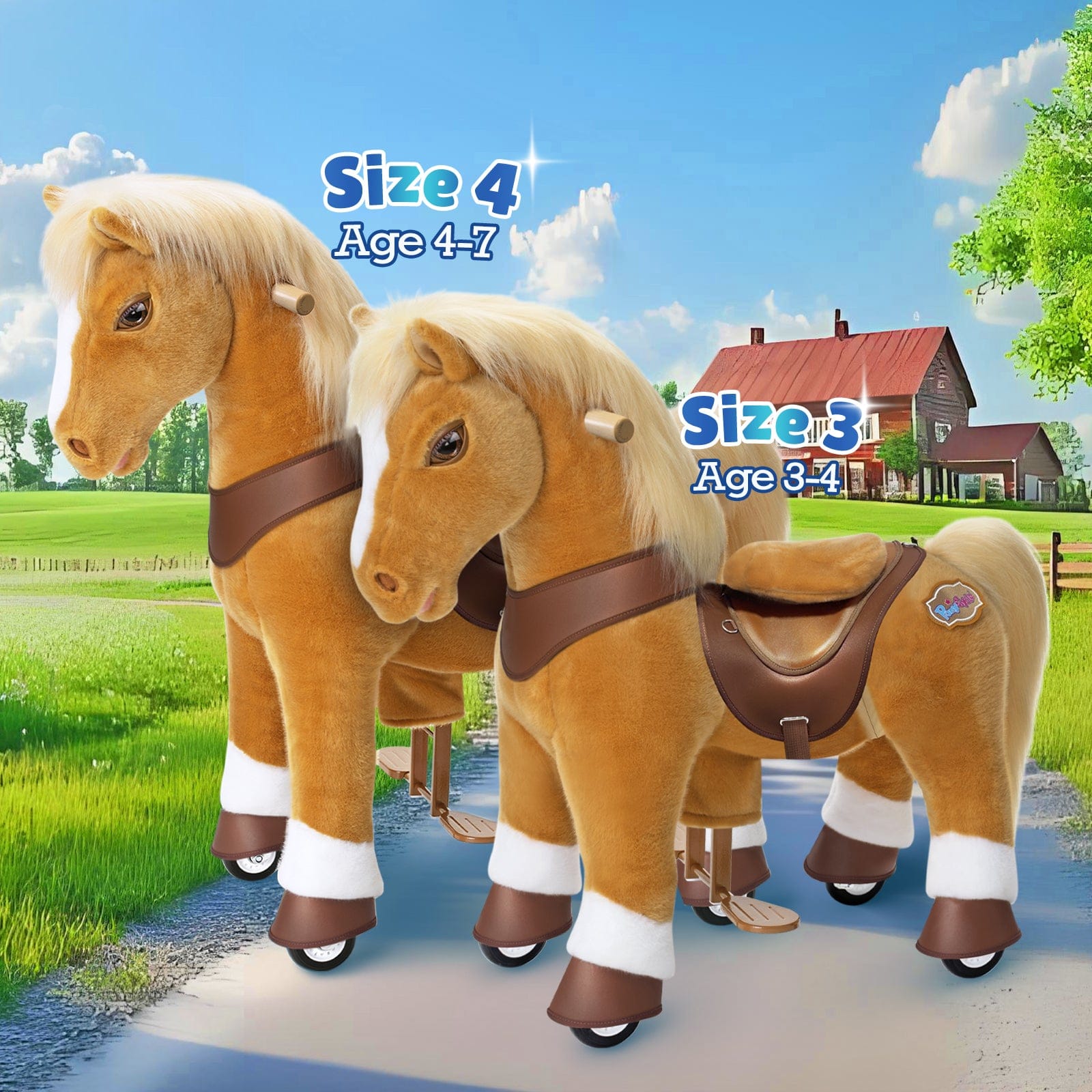 Light Brown-Size 4 for Age 4-7