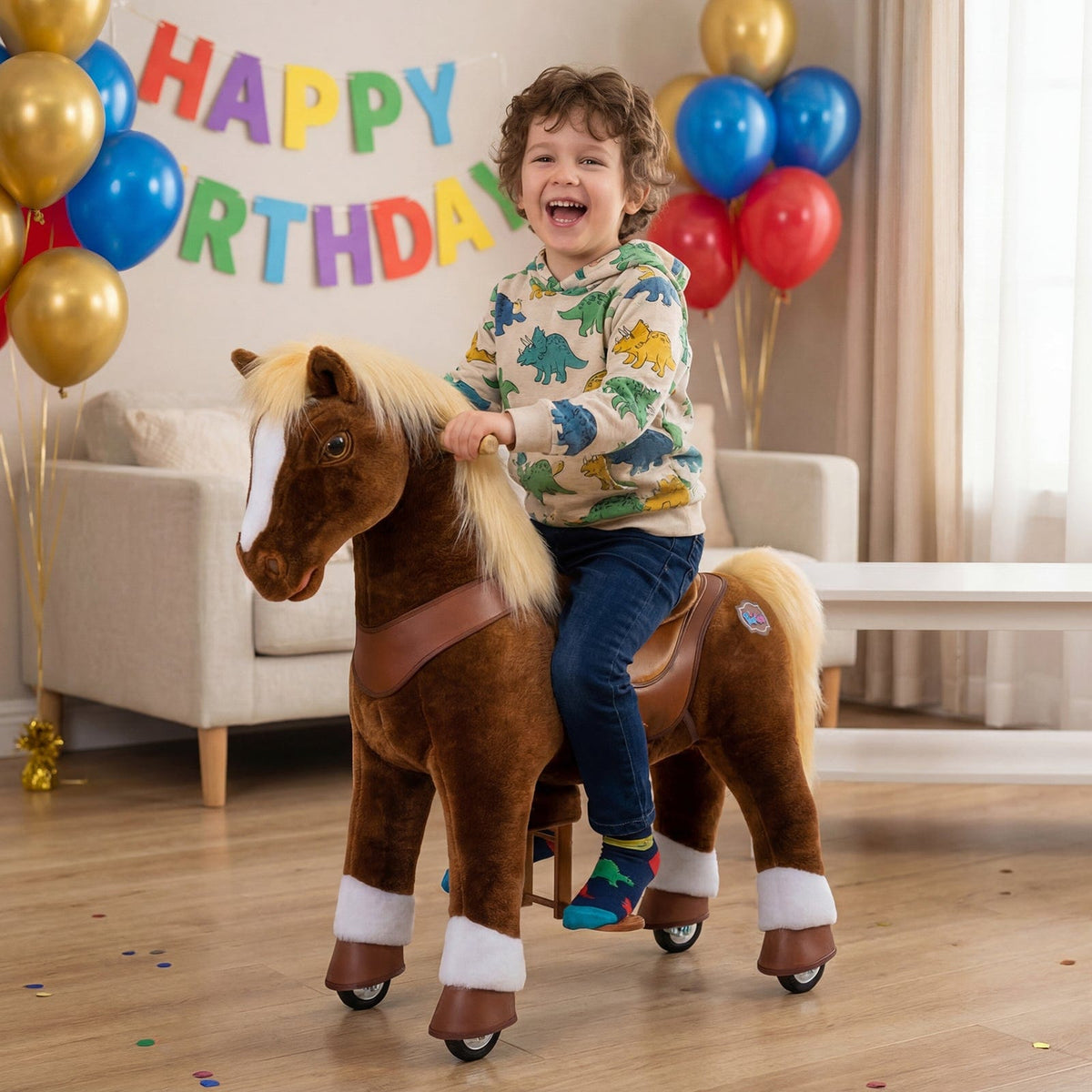 Brown-Size 4 for Age 4-7