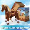 PonyCycle, Inc. Model Y Brown Horse Rideable Toy for Age 4-7