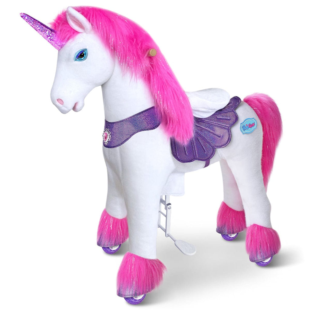 Pink and Purple Unicorn Rideable Toy for Big Kids | Model Y | PonyCycle ...