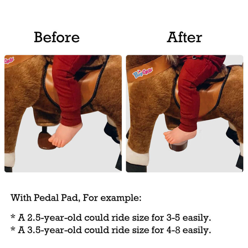 PonyCycle, Inc. Model U Pedal Pad - Brown