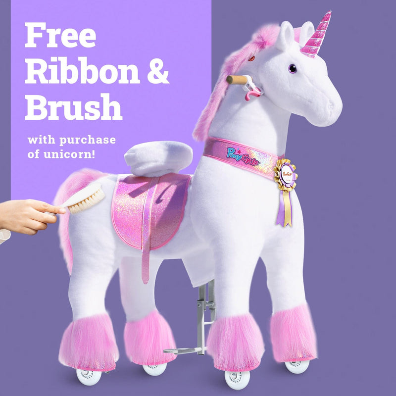PonyCycle, Inc. ride on toy FREE Brush Ribbon Set With Unicorn Purchase  - Black Friday Set