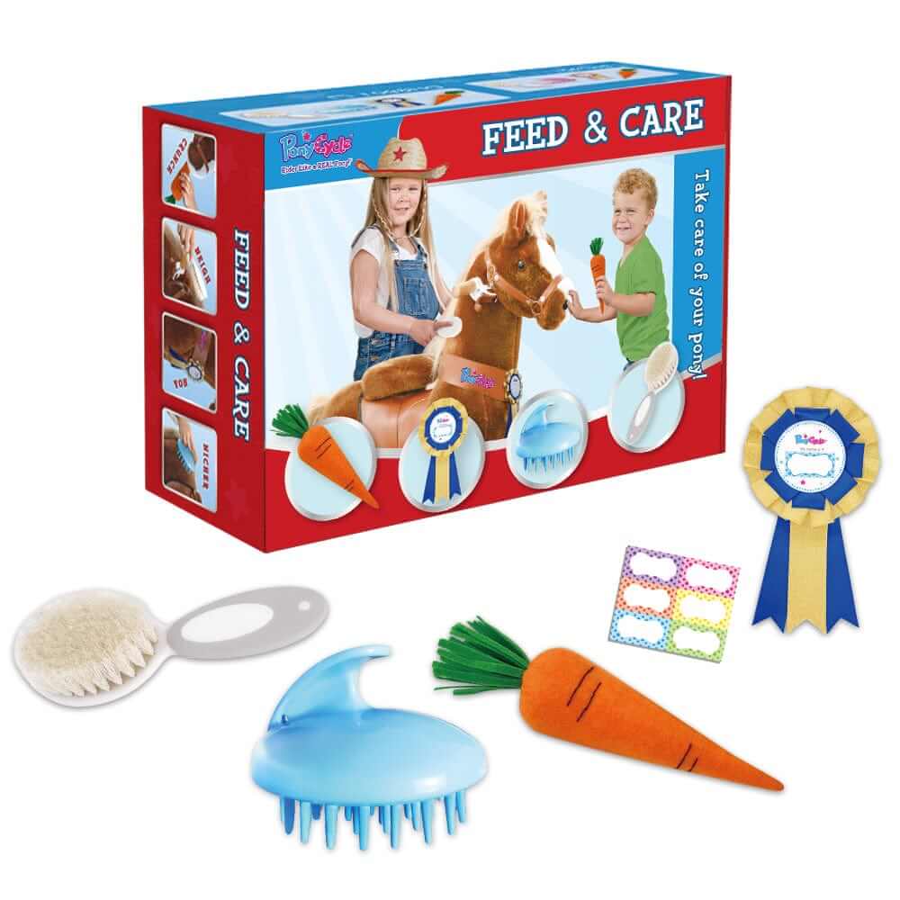 Spirit riding free feed and nuzzle set online