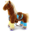 PonyCycle, Inc. PonyCycle K Brown Horse for Age 3-5 (Accessories included)